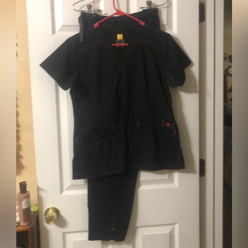 WonderWink wonderflex black scrubs size medium